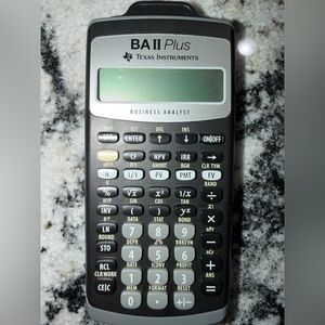 Texas Instruments BAIl Plus Calculator, EUC